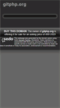 Mobile Screenshot of gitphp.org