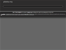Tablet Screenshot of gitphp.org